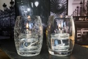 Bilbao Crackled and Clear Candles9